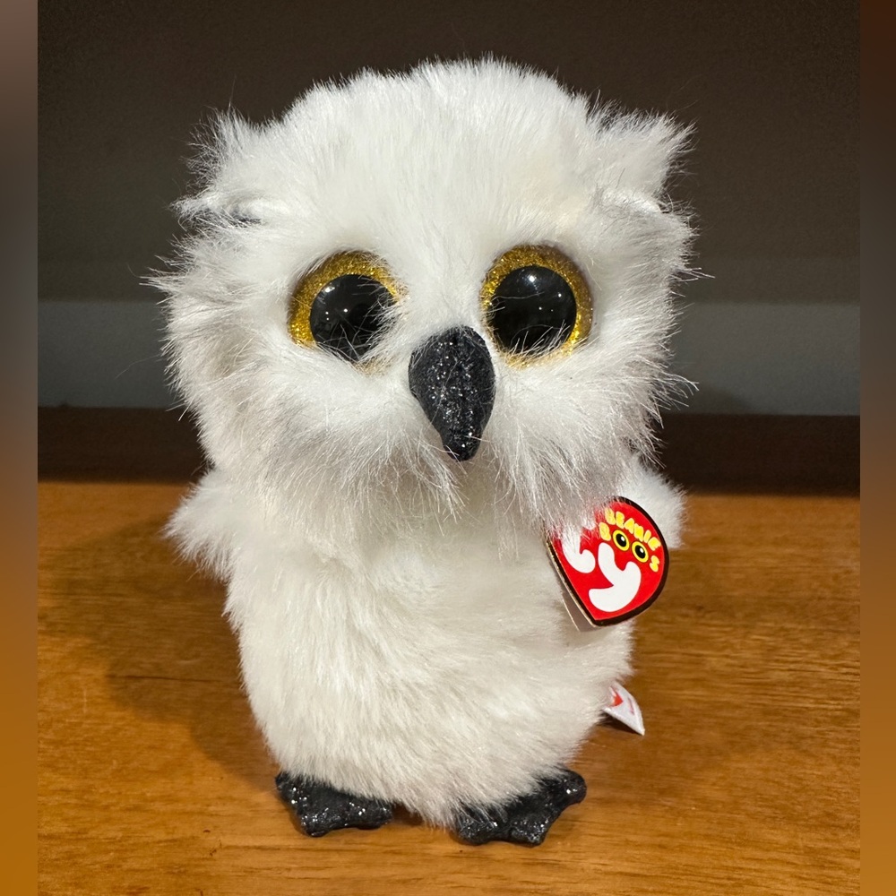 Ty Beanie Boos Austin White Owl , Jun 2nd